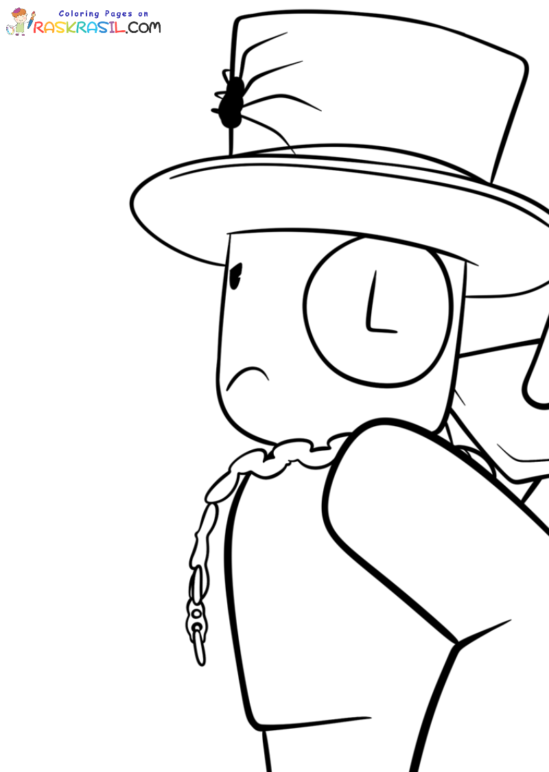 Ausmalbilder SpyderSammy | Malvorlagen zum Ausdrucken