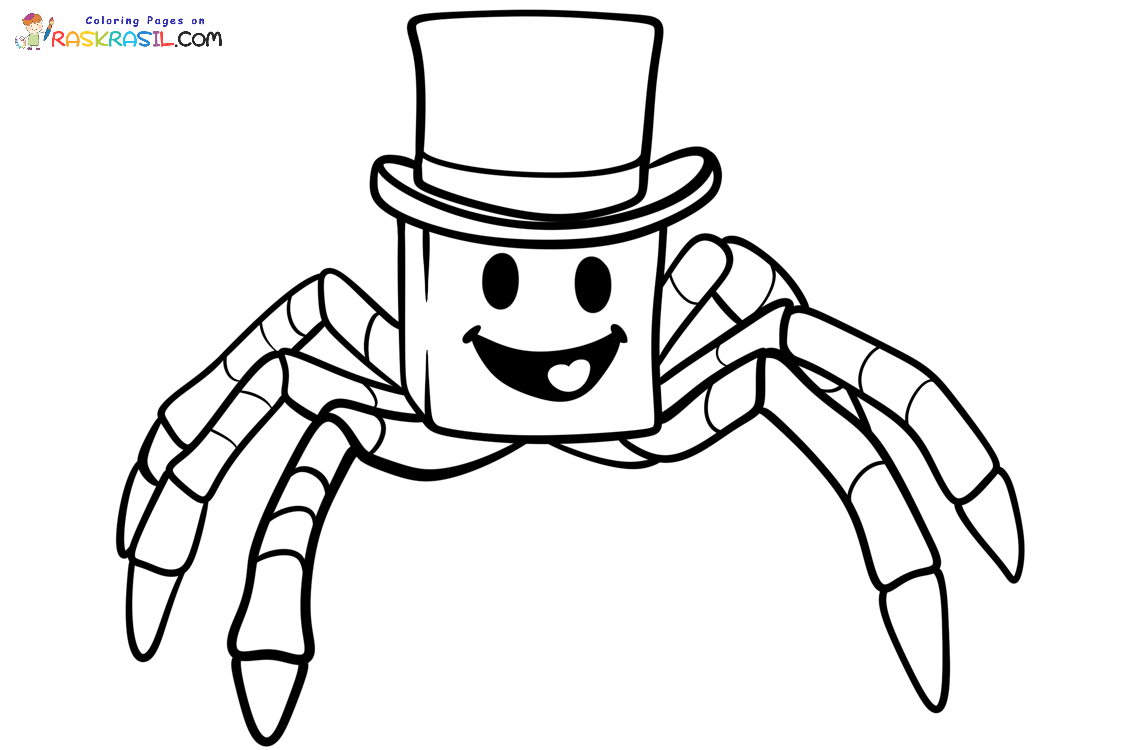 Ausmalbilder SpyderSammy | Malvorlagen zum Ausdrucken