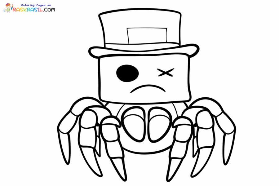 Ausmalbilder SpyderSammy | Malvorlagen zum Ausdrucken