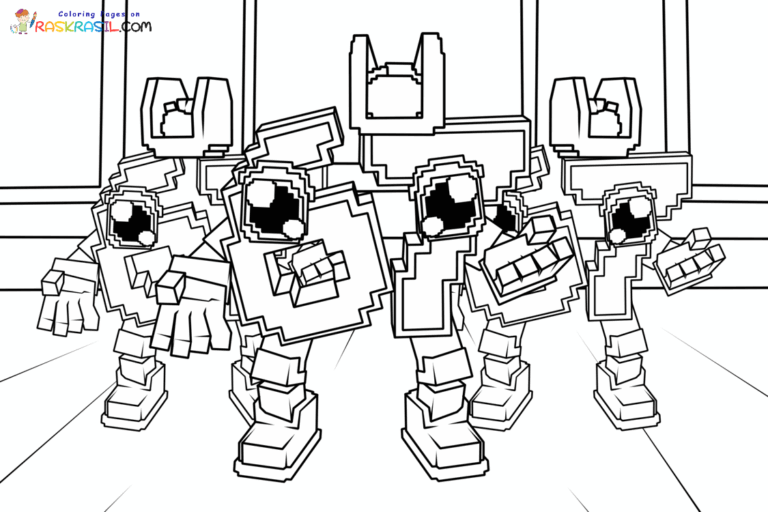 Steal a Brainrot Coloring Pages | Free Printables
