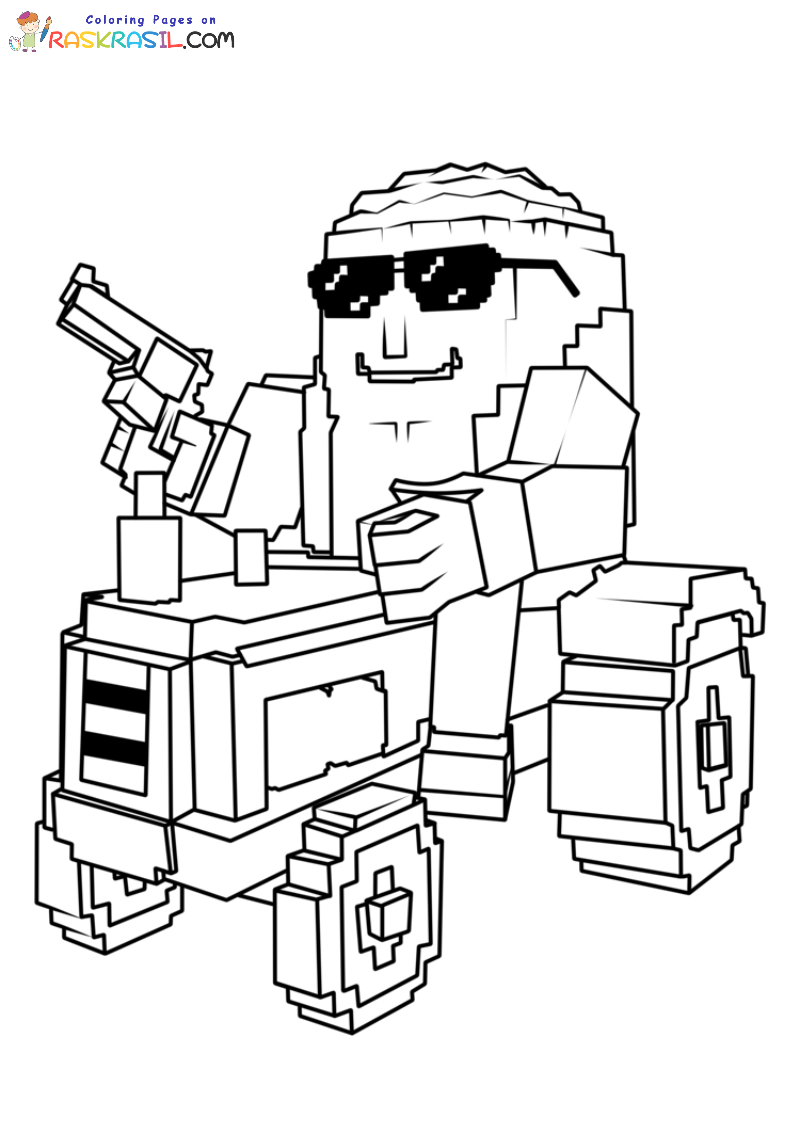 Steal a Brainrot Kleurplaten