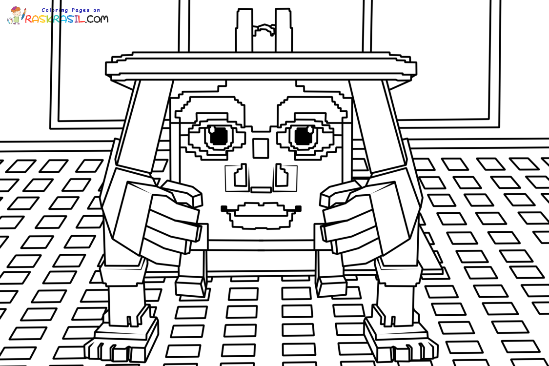 Steal a Brainrot Kleurplaten