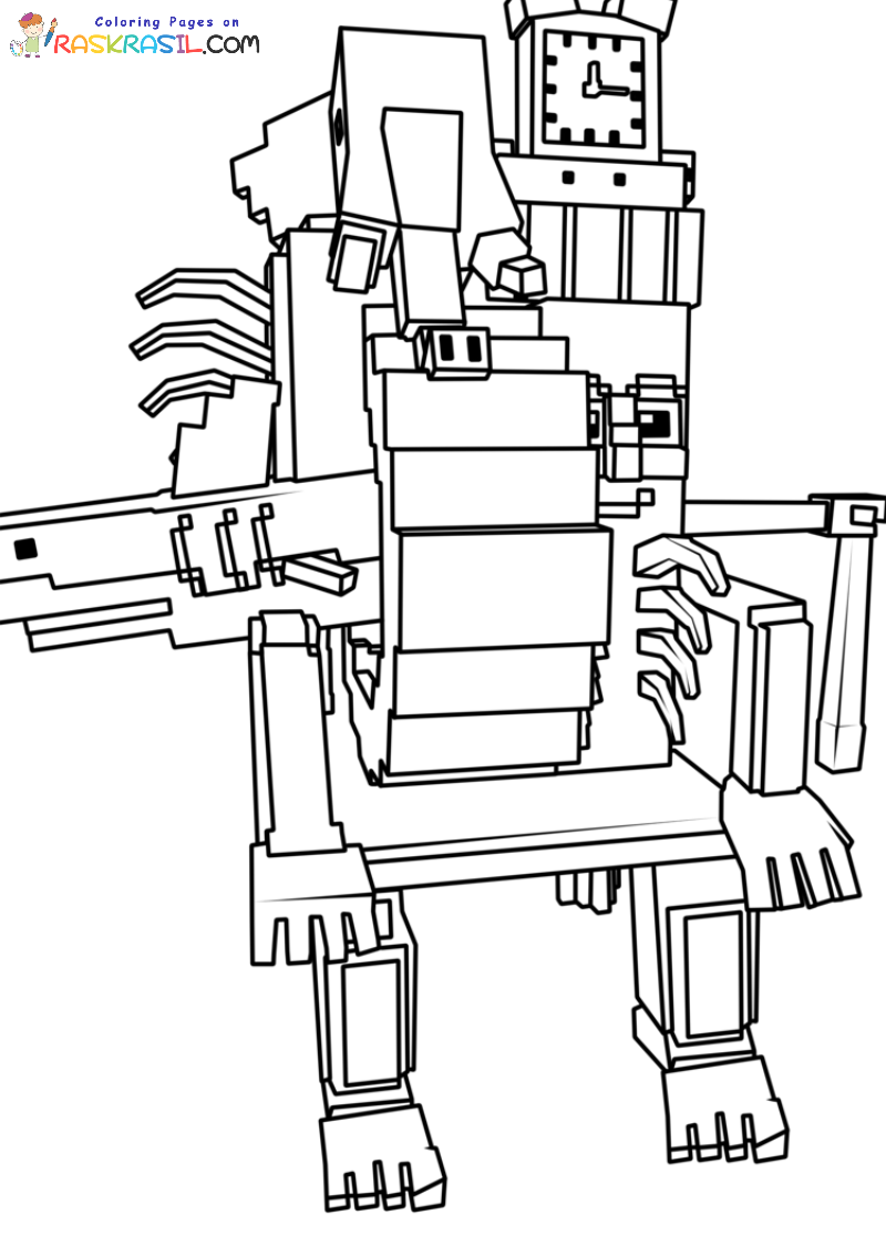 Steal a Brainrot Kleurplaten