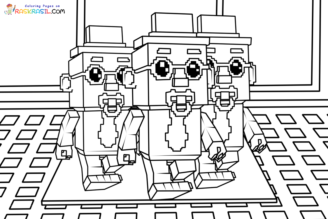 Steal a Brainrot Kleurplaten