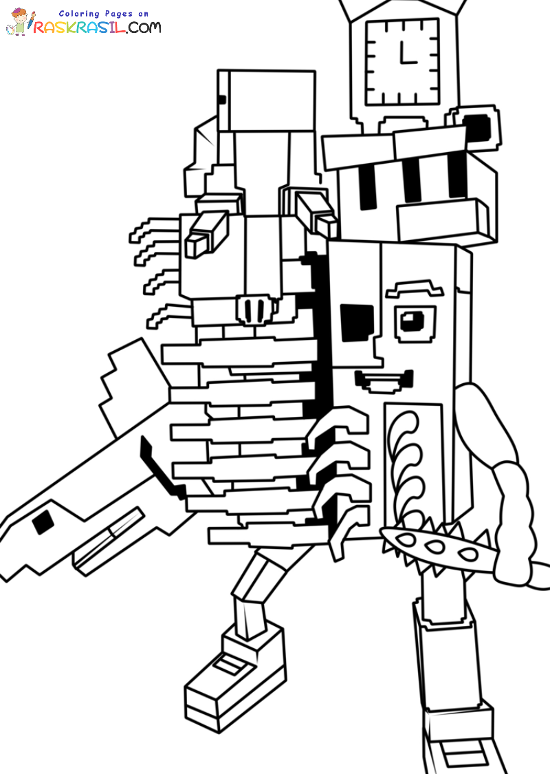 Steal a Brainrot Kleurplaten