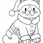 Raskrasil.com-Christmas-Cat-Coloring-Pages-A-Cat-in-a-Santa-Suit