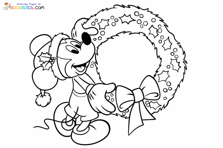 Розмальовки на Різдво для друку