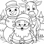 Raskrasil.com-Christmas-Coloring-Page-Snowman-Santa-and-Reindeer