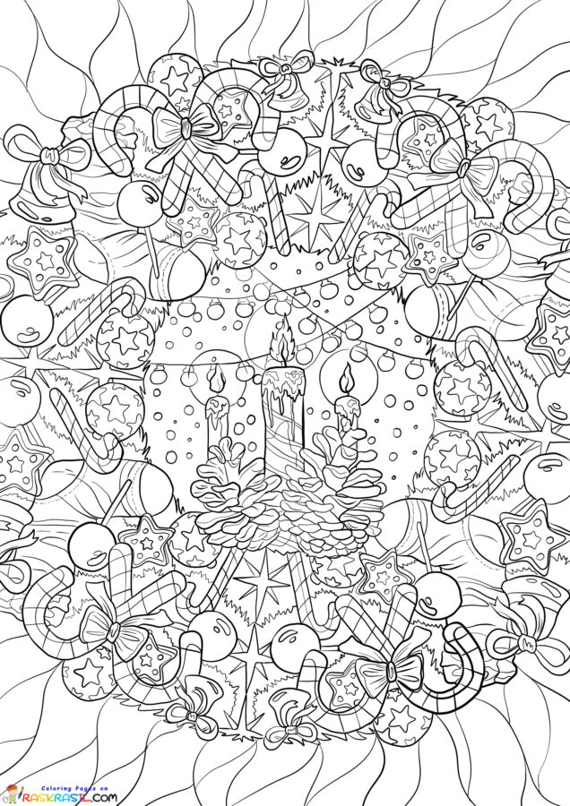 Christmas Mandala Coloring Pages | Free Printables
