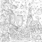 Raskrasil.com-Christmas-for-Adults-Coloring-Pages-Champagne-for-Christmas