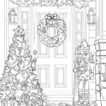 Raskrasil.com-Christmas-for-Adults-Coloring-Pages-Nutcracker-at-the-front-Door