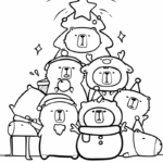 Raskrasil.com-Coloring-Page-of-Capybara-Christmas-Tree
