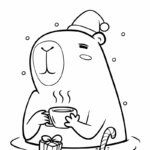 Raskrasil.com-Coloring-Page-of-Capybara-with-a-Cup-of-Hot-Tea