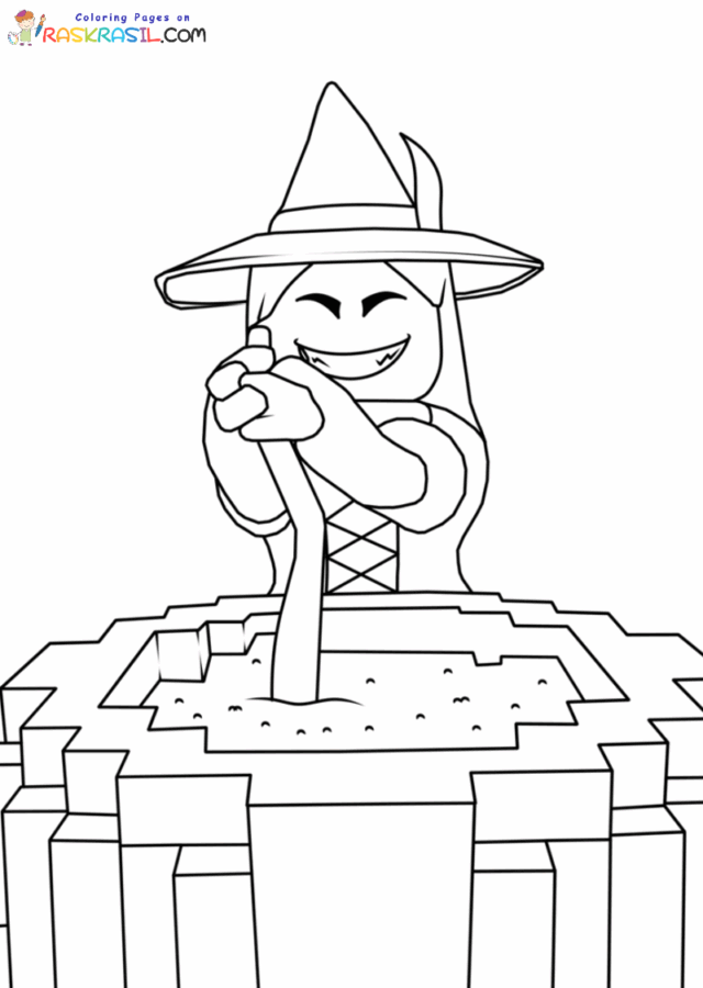 Steal a Brainrot Coloring Pages | Free Printables