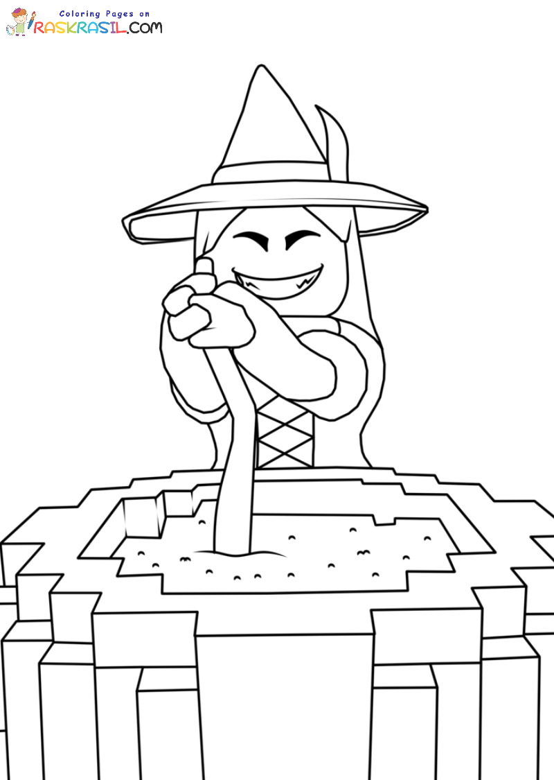 Raskrasil.com-Steal-a-Brainrot-Coloring-Page-Witch-Fuse