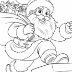 Raskrasil.com-Coloring-Page-Santa-Claus-climbs-into-the-chimney
