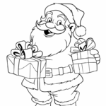 Raskrasil.com-Coloring-Page-Santa-gives-gifts
