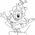 Raskrasil.com-Disney-Christmas-Coloring-Pages-Mickey-Mouse-dressed-as-a-Christmas-Tree