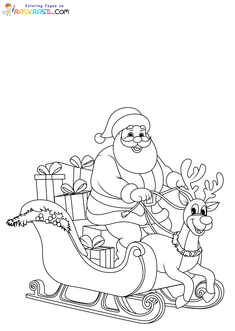 Raskrasil.com-Santa-Sleigh-Coloring-Pages-2