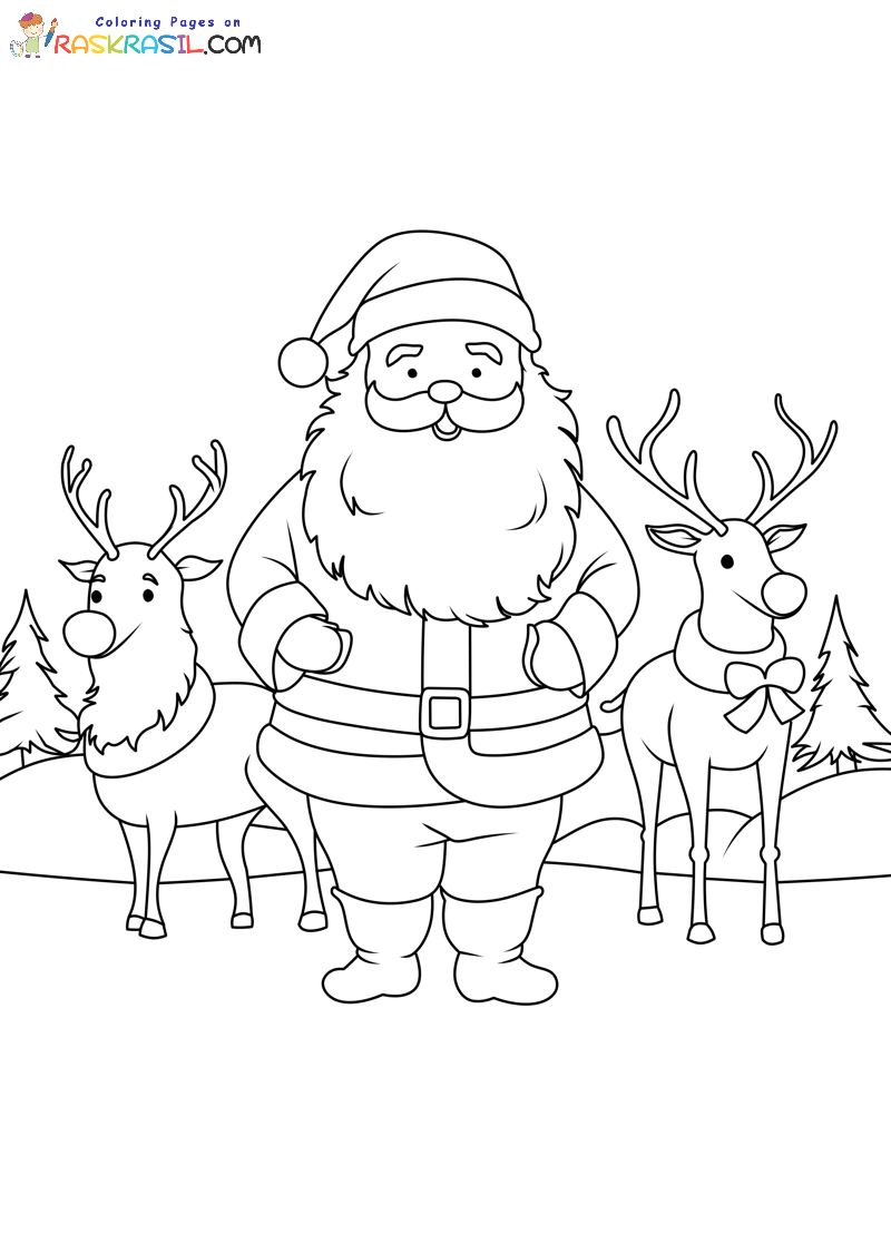 Raskrasil.com-Santa-and-Reindeer-Coloring-Pages-4