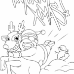 Raskrasil.com-Santa-and-Reindeer-Coloring-Pages-Marry-Xmas