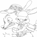 Raskrasil.com-Zootopia-2-Coloring-Pages-Nick-Wilde-and-Judy-Hopps