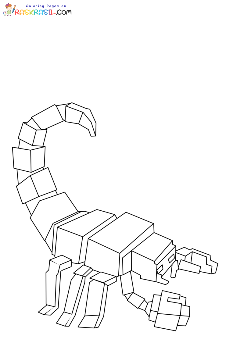 Raskrasil.com-Coloring-Page-99-Nights-in-the-Forest-Scorpion
