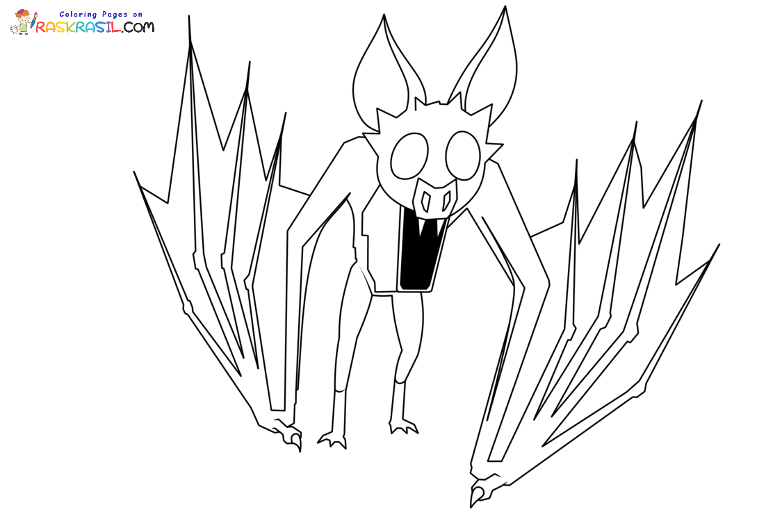 Raskrasil.com-Coloring-Page-99-Nights-in-the-Forest-The-Bat