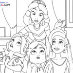 公主著色頁｜免費下載列印