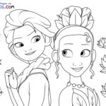Raskrasil.com-Disney-Princess-Coloring-Pages-Elsa-and-Tiana