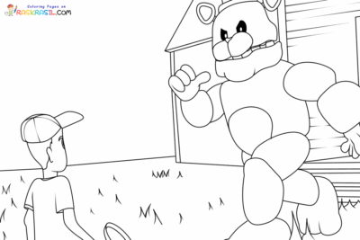Dibujos de Fredbear Runaway para Colorear