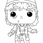 Raskrasil.com-Funko-Pop-Coloring-Pages-Stranger-Things-Dustin