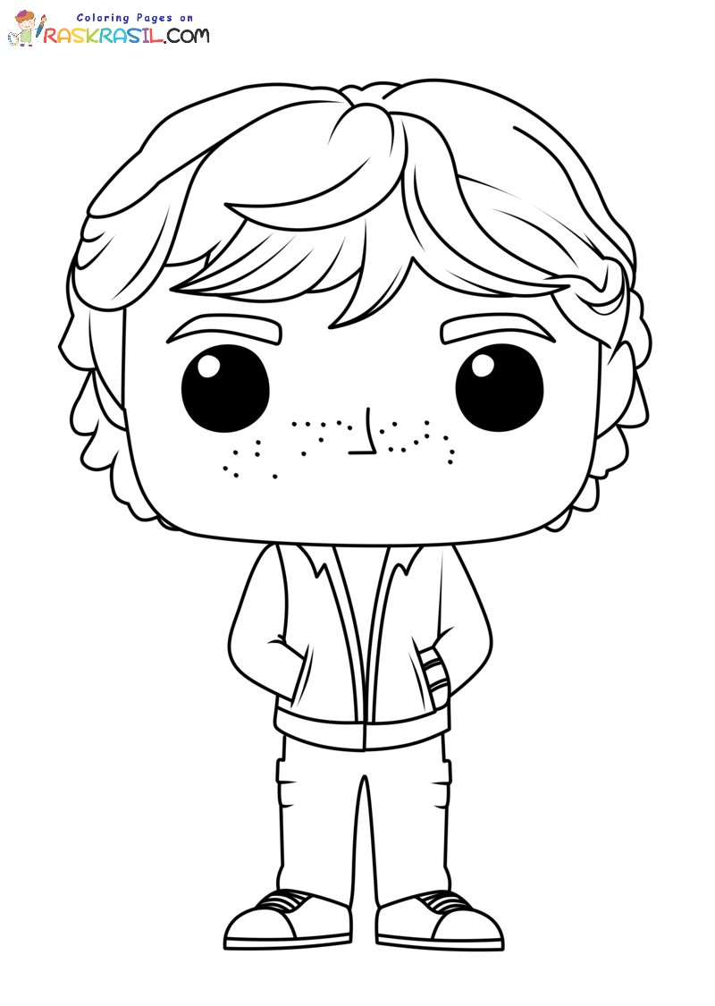 Raskrasil.com-Funko-Pop-Coloring-Pages-Stranger-Things-Mike