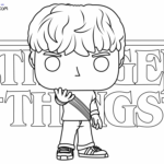 Funko Pop Fargeleggingsark