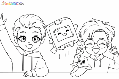 LankyBox Coloring Pages | Free Printables