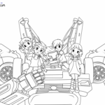 Dibujos de Tobot para Colorear