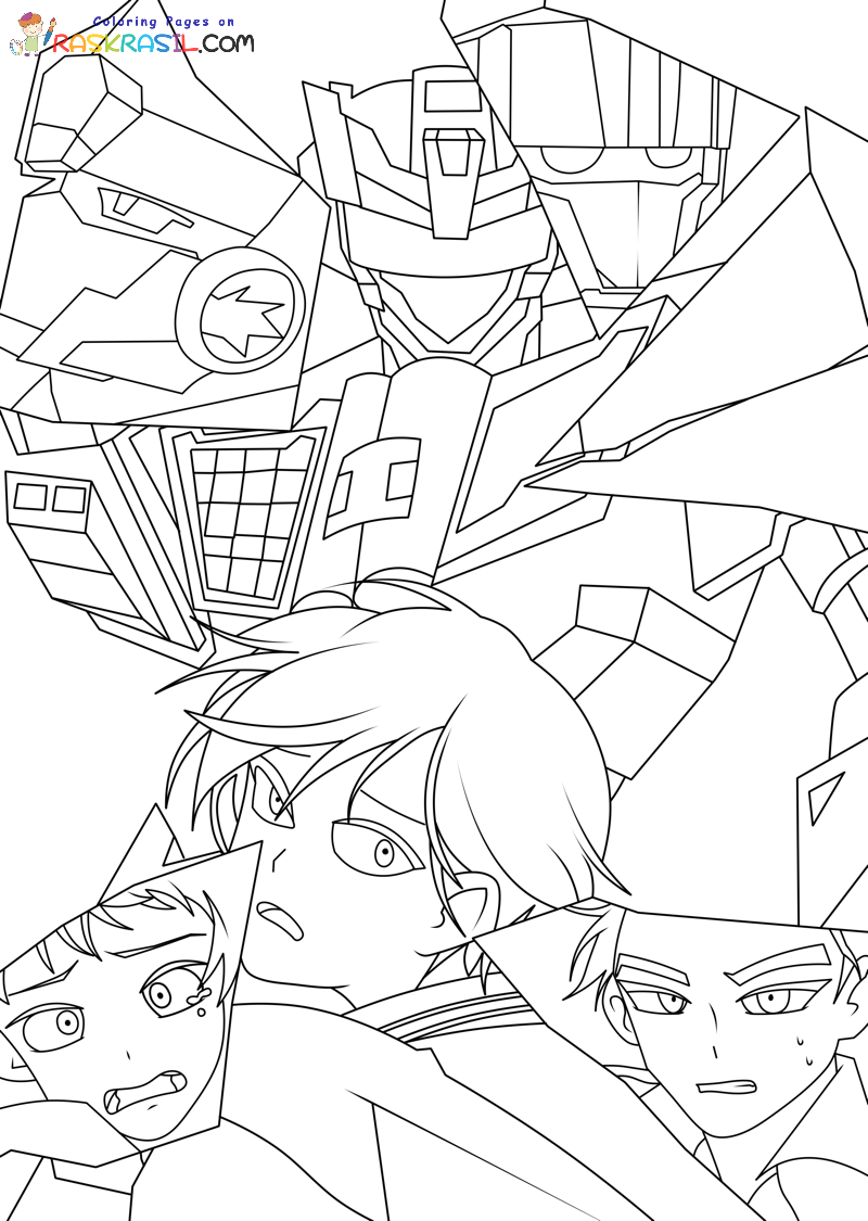 Tobot Coloring Pages Free Printables