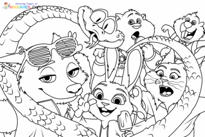 Disegni di Zootropolis 2 da Colorare