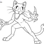 Raskrasil.com-99-Nights-in-the-Forest-Coloring-Page-The Cat-2