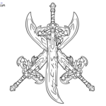 Raskrasil.com-Blox-Fruits-Coloring-Pages-Sword-Triple-Dark-Blade