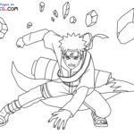 NARUTO -ナルト-塗り絵無料プリント