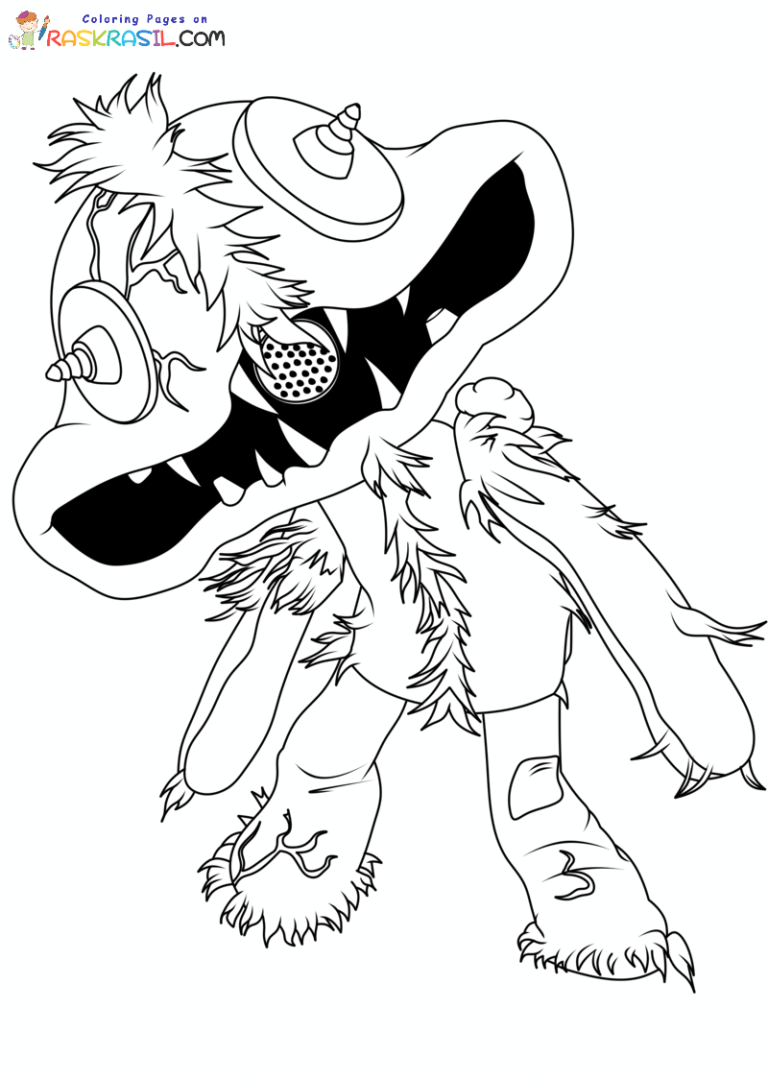 Coloriage Rag Poppy Playtime 5 Målarbilder