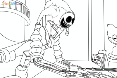 ポピープレイタイム チャプター5 ブロークン・シングス塗り絵無料プリント