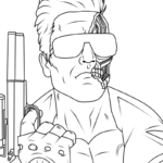 Raskrasil.com-Robots-Coloring-Pages-Terminator-Arnold- Schwarzenegger
