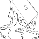 Raskrasil.com-Coloring-Pages-iPhone-Apple