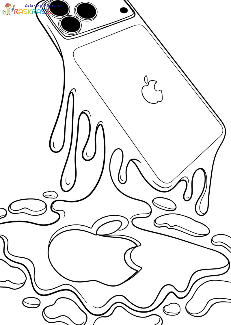 Raskrasil.com-Coloring-Pages-iPhone-Apple
