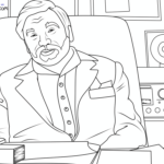 Raskrasil.com-Michael-Jackson-Coloring-Page-Walter-Yetnikoff-Mike-Myers