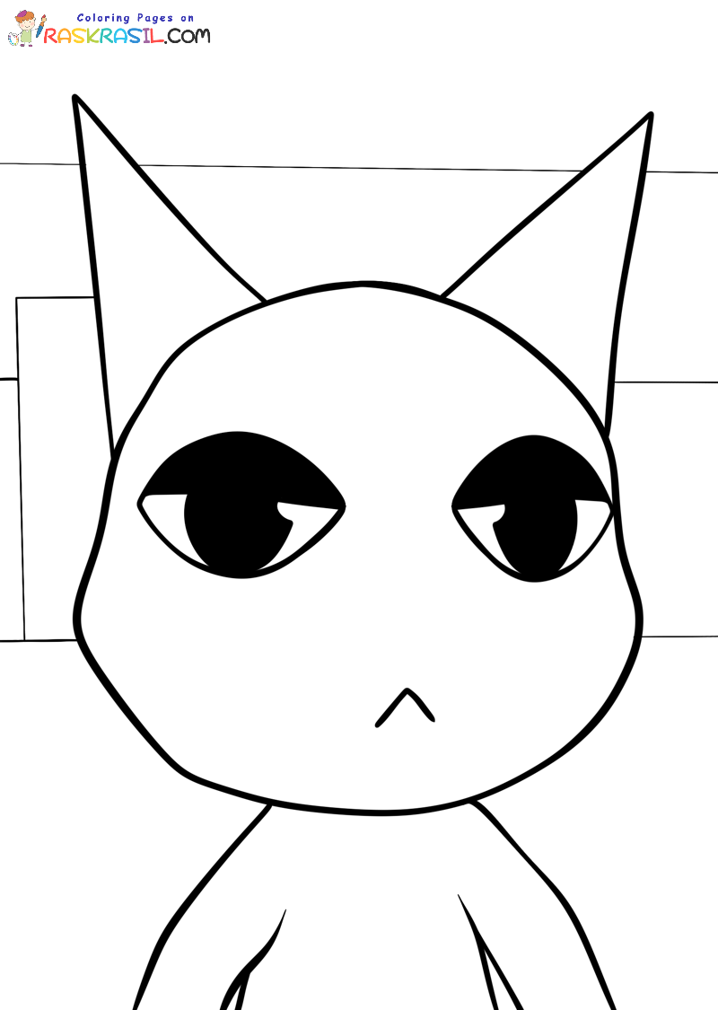 Raskrasil.com-Animal-Hospital-Coloring-Pages-Lobby-Cat