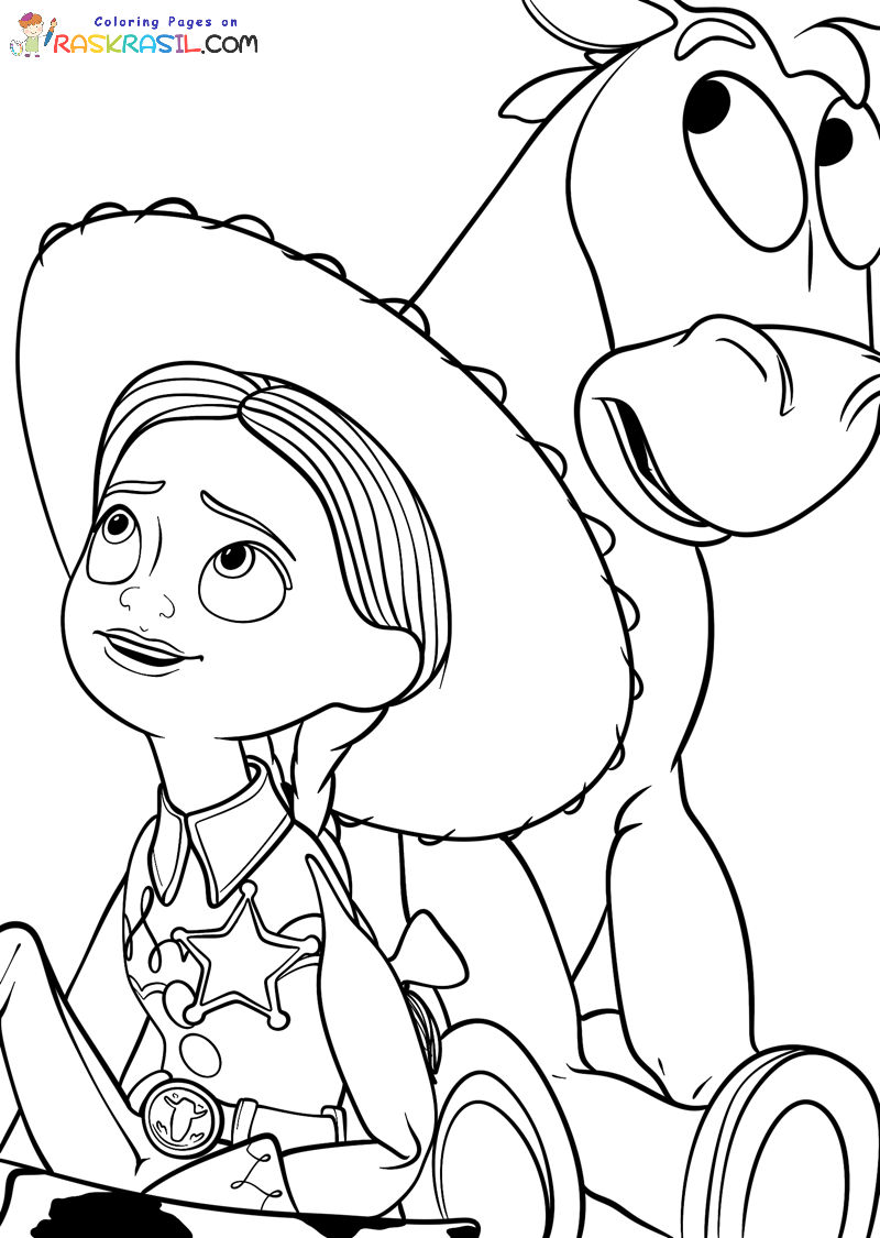 Raskrasil.com-Toy-Story-5-Coloring-Pages-Jessie-and-Bullseye