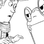 Raskrasil.com-Toy-Story-5-Coloring-Pages-Woody-and-Lilypad